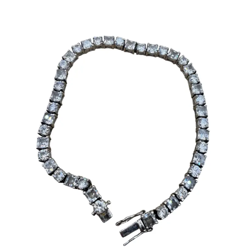 Sterling Silver Tennis Bracelet.