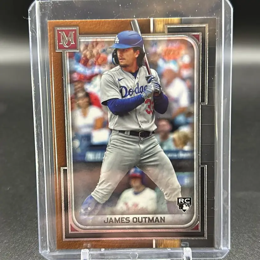 James Outman 2023 Topps Museum RC Copper Los Angeles Dodgers