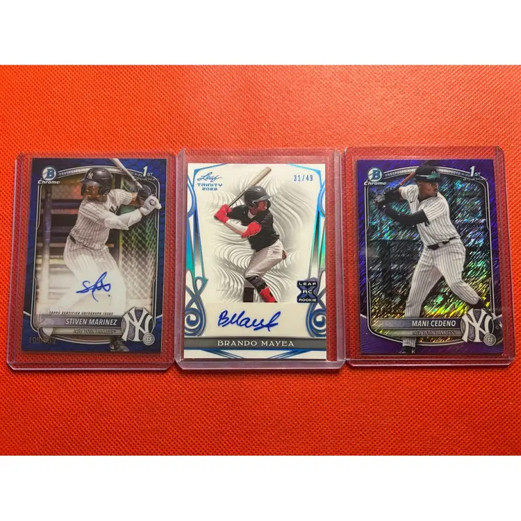 New York Yankees Prospect Lot (#, Autos)