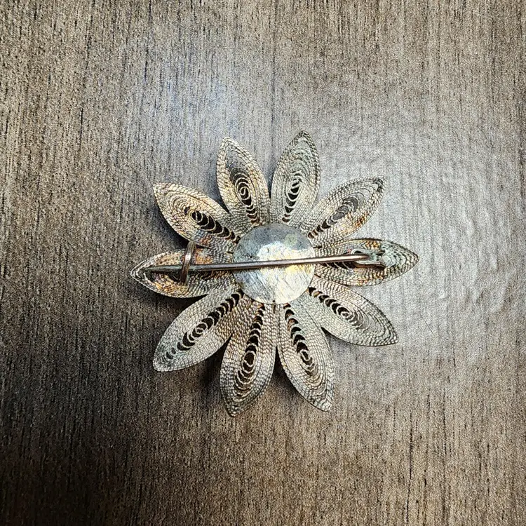 Vintage Filagree Floral Pin/Brooch #2
