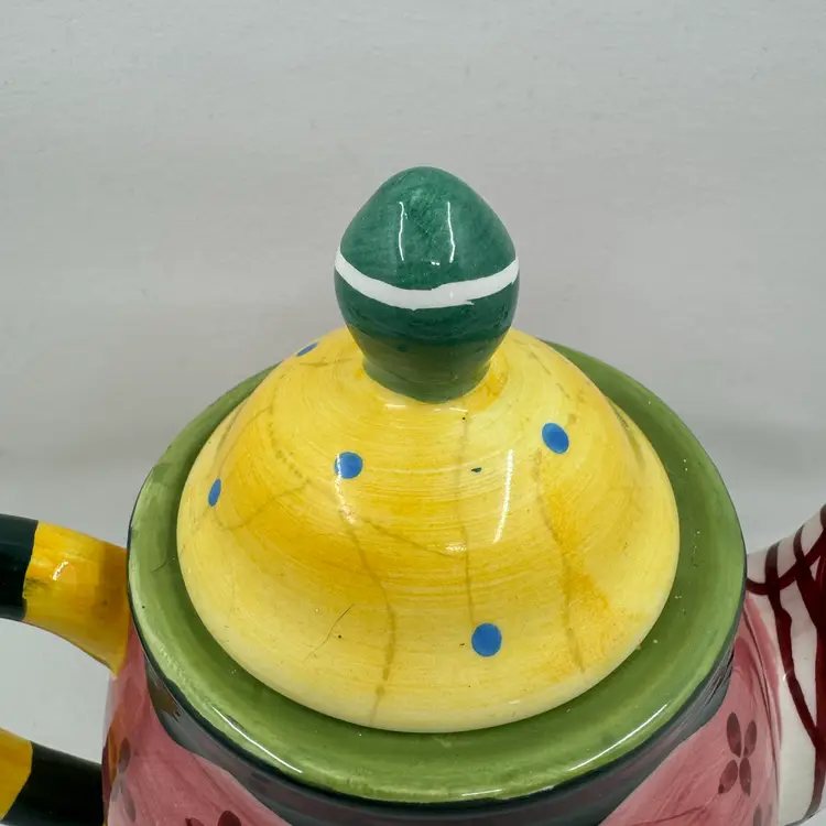 Hi mark Colorful Pitcher, Some Crazing