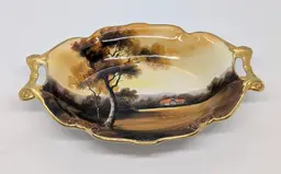 Vintage Noritake Art Deco Hand Painted Bowl 1920s