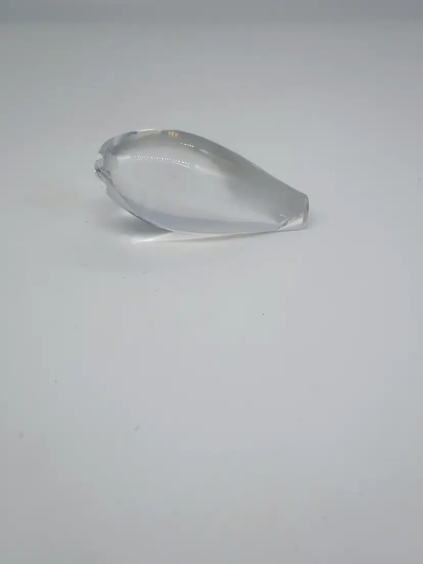 Vintage Hadeland Clear Art Glass Baby Seal Paperweight Figurine