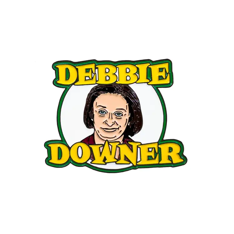 SNL Debbie Downer Rachel Dratch Lapel Jacket Pin Ltd Edition New Never Worn Saturday Night Live