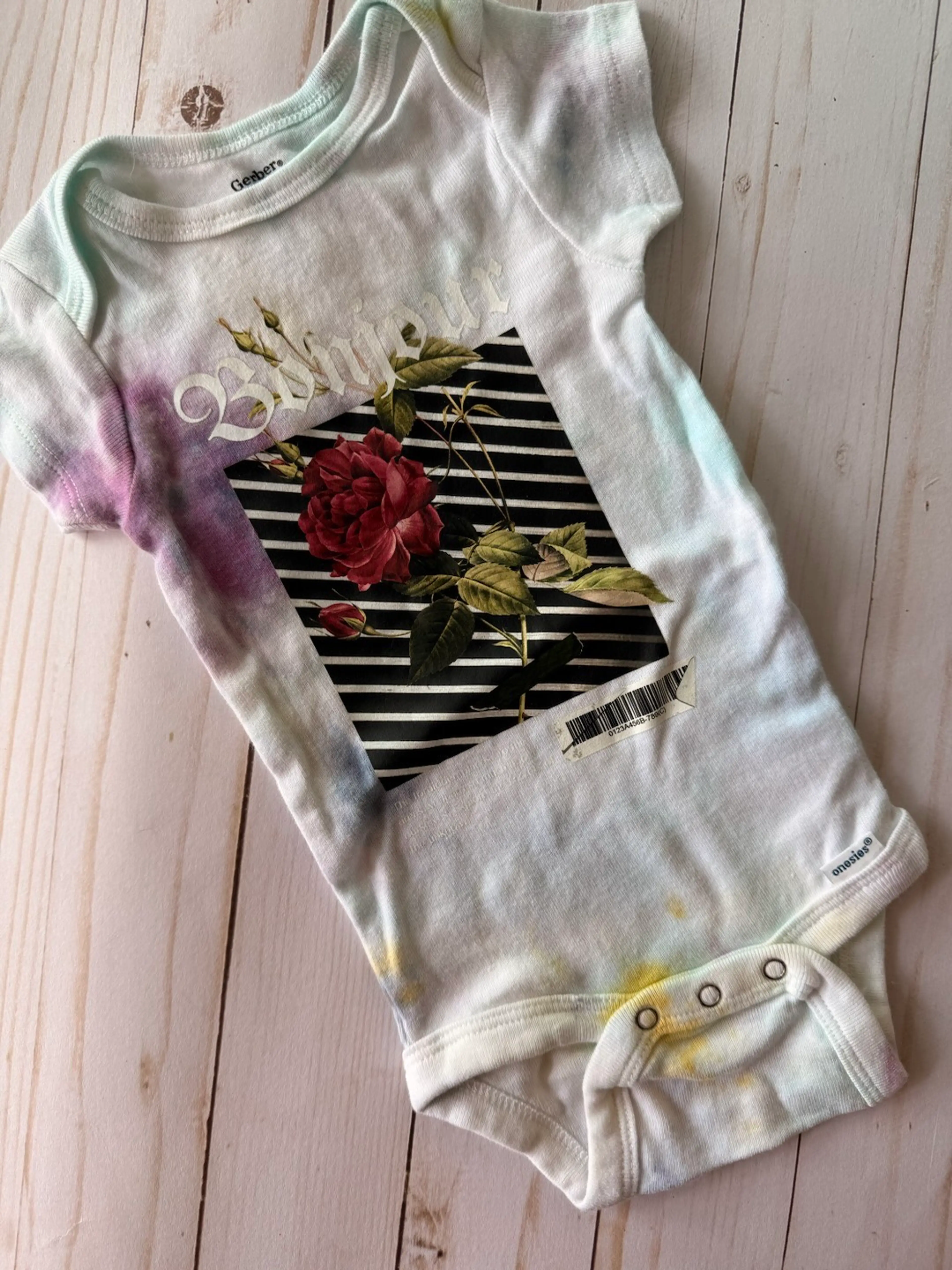 3-6 Month Gerber Onesie Belle Inspired Bin 2