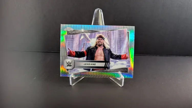 2025 WWE Topps Chrome - Lexus King REFRACTOR + Elton Prince GEOMETRIC REFRACTO