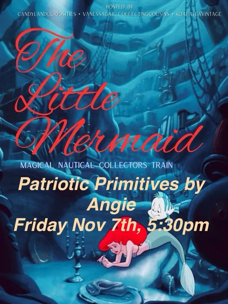 The Little Mermaid- Patriotic Primitives By Angie
