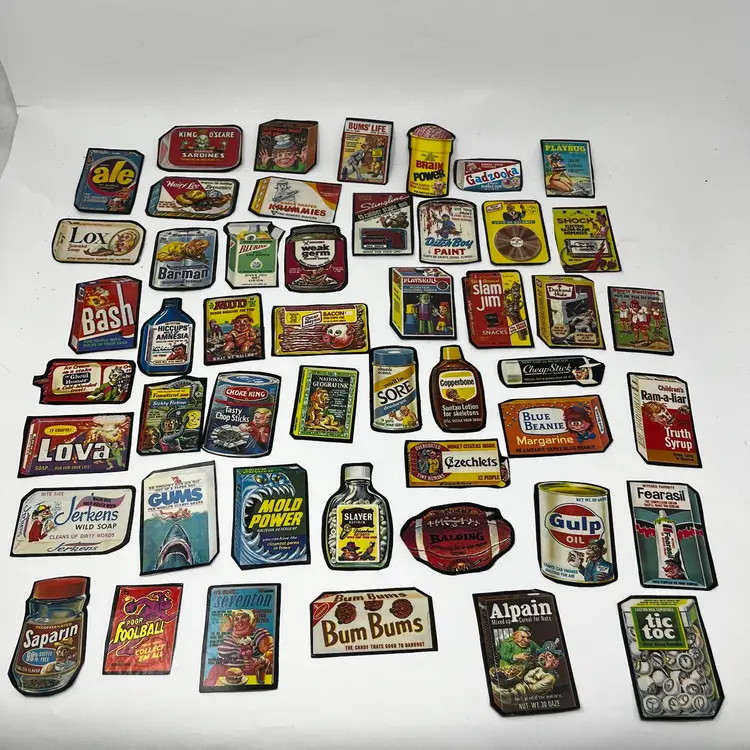 Lot Of Topps Wacky Packages. Used Stickers