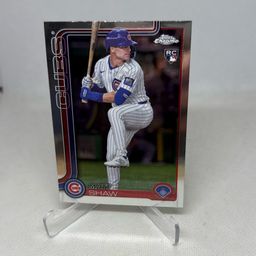 2025 Topps Chrome #219 Matt Shaw Rookie Chicago Cubs