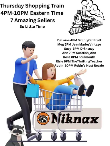 Thursday Shopping Train ALL $5 STARTS!