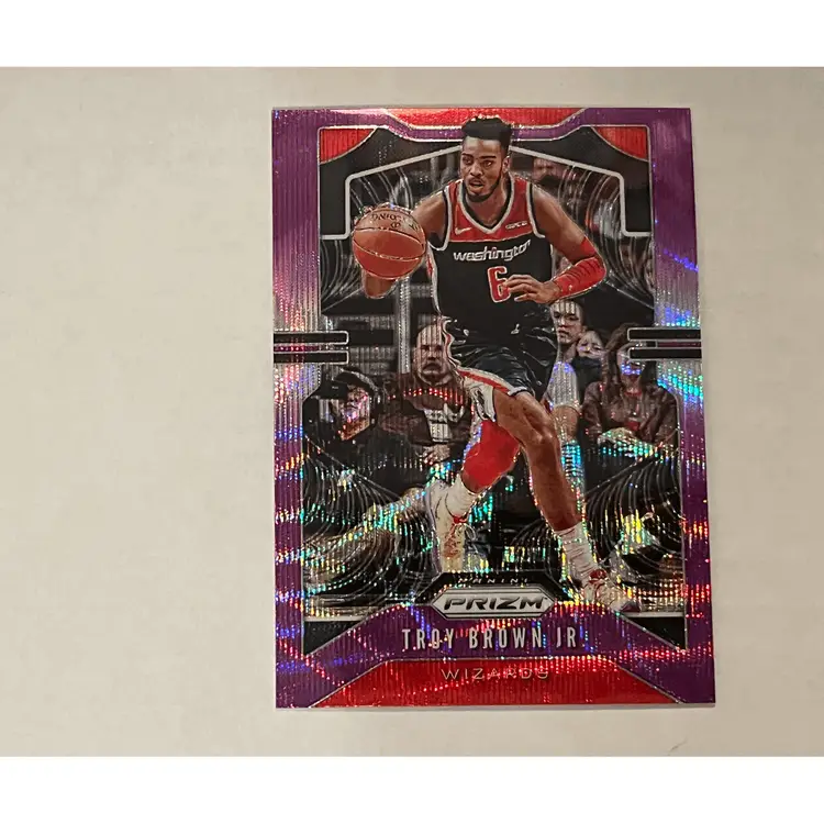 2019-20 PANINI PRIZM TROY BROWN JR #196 PURPLE WAVE