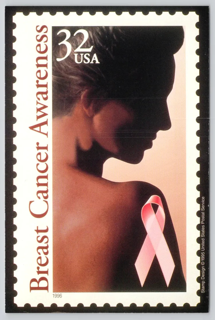 Postcard Kentucky Breast Cancer Awareness Coalition Stamp Art 1996 FDC - 20361