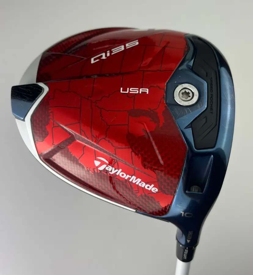 TaylorMade Team USA Qi35 10.5* Driver - USA Fujikura Air Speeder 50 Reg - EXCNT