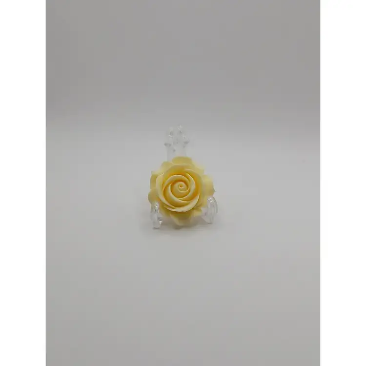 3 Beautiful Hand Carved Tridacna Clam Shell Rose Beads