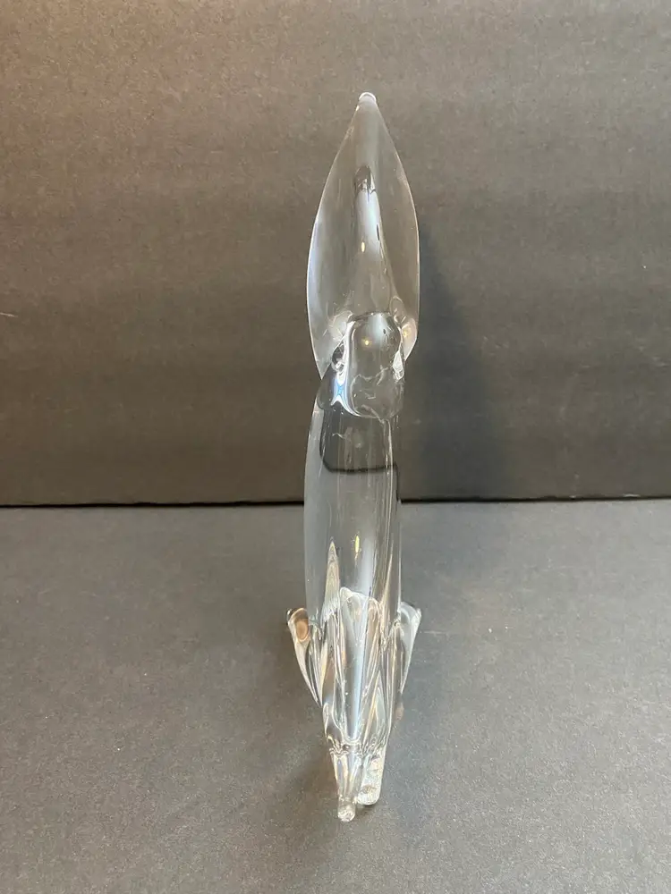 Clear Glass Toucan Byrd 9 In Tall