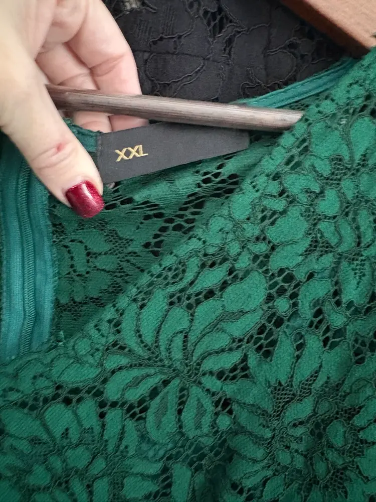 Pretty Green Dress. Xxl