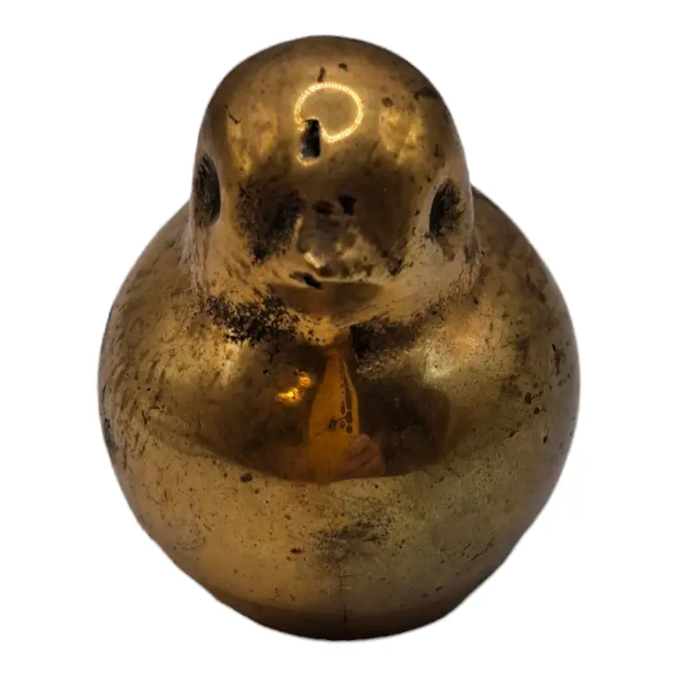 VTG Brass Bird Rattle