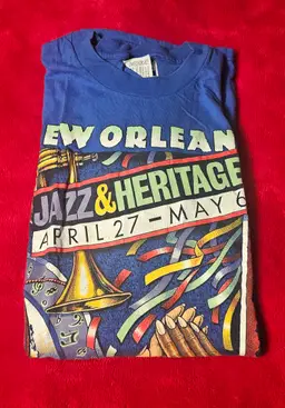 Vintage 1990 New Orleans Jazz and Heritage Festival T-Shirt L