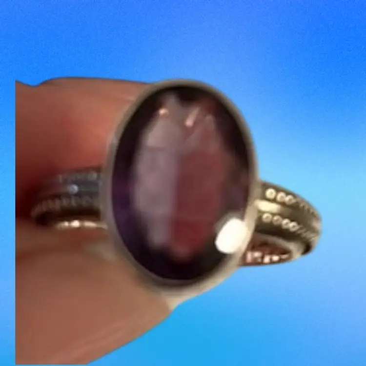Amethyst Sterling Silver Ring