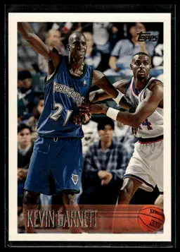 1996-97 Topps #131 Kevin Garnett Minnesota Timberwolves -1