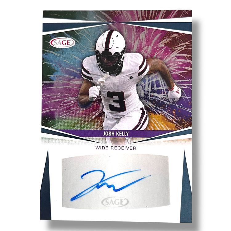 2025 SAGE HIT Josh Kelly Autograph Blue #A-JK Dallas Cowboys