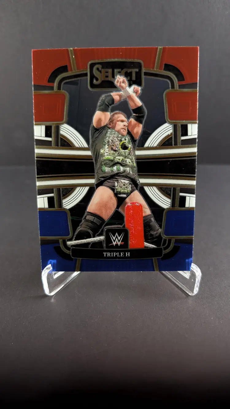 2024 WWE Panini Select RED AND BLUE Prizm - Triple H and Chyna