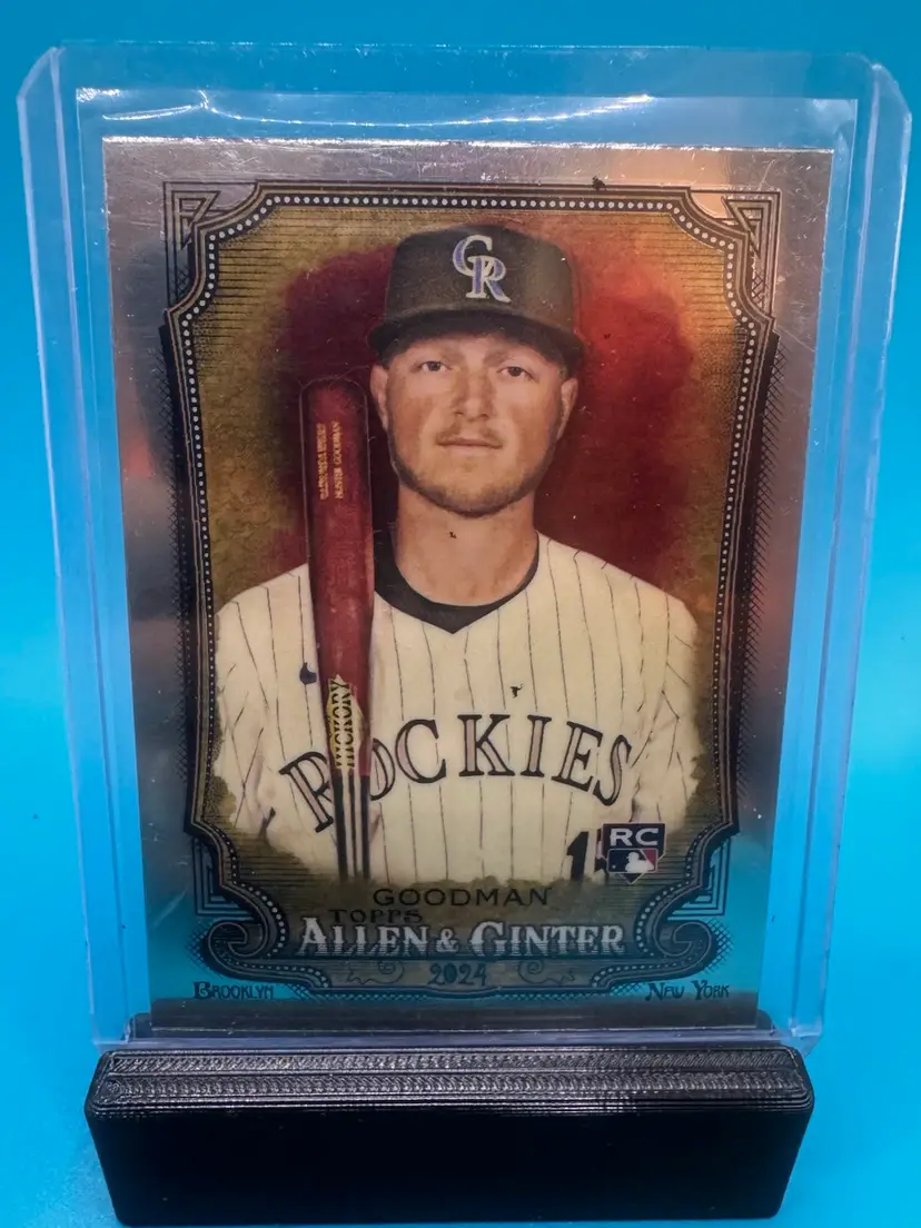 Hunter Goodman Allen & Ginter Chrome Colorado Rockies