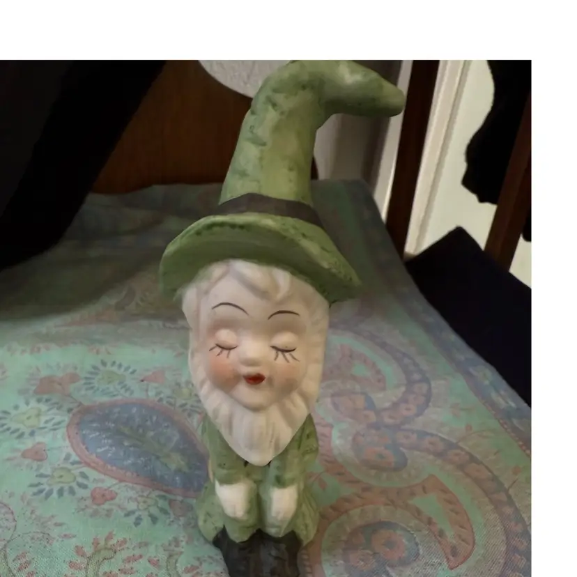 Vintage Bisque Leprechaun
