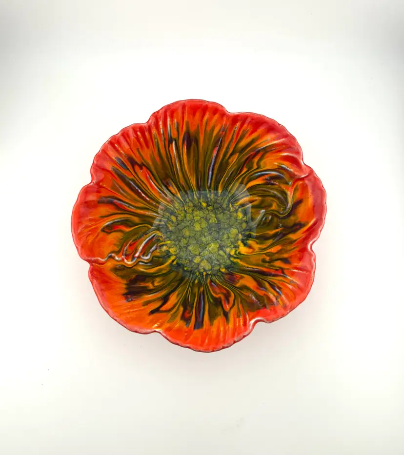 Vintage Maddux of California Flower Bowl 6.5”x 2.75”