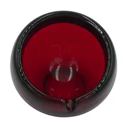 Viking Ruby Red Orb Ashtray