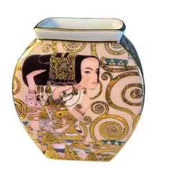 Goebel Mini Vase Gustav Klimt's The Accomplishment & The Expectation