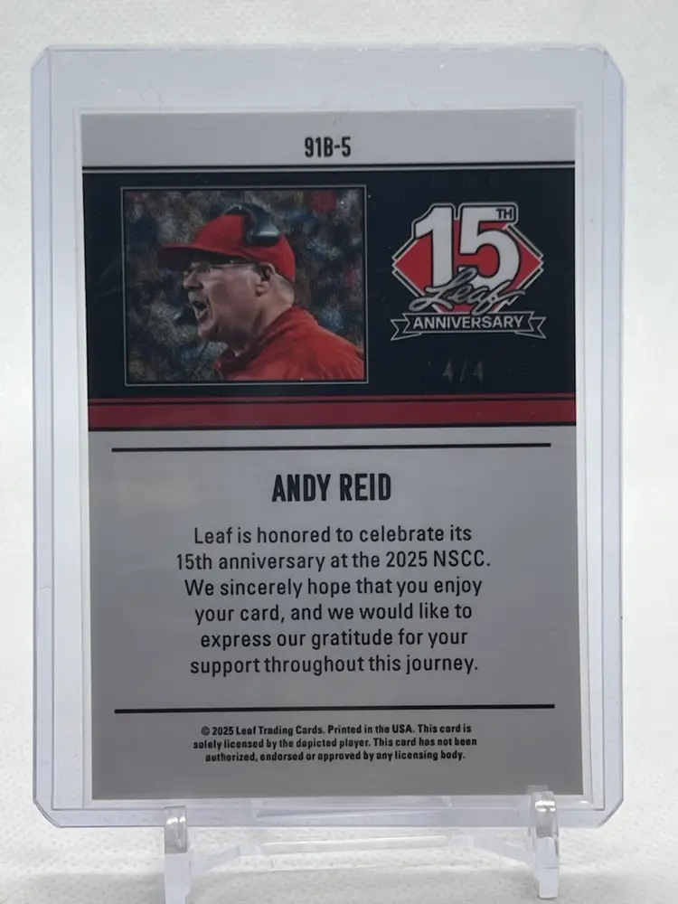 Leaf Andy Reid 4/4