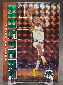 Jalen Green 2022-23 Mosaic Jam Masters #14 Green Mosaic Prizm