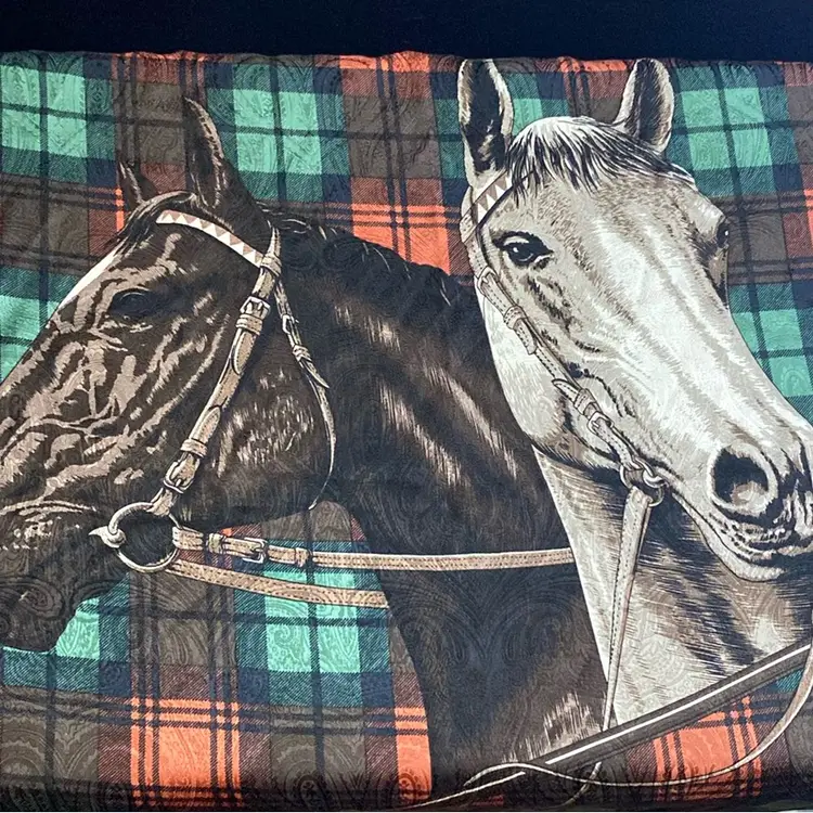 Alfred Sung Horse Scarf