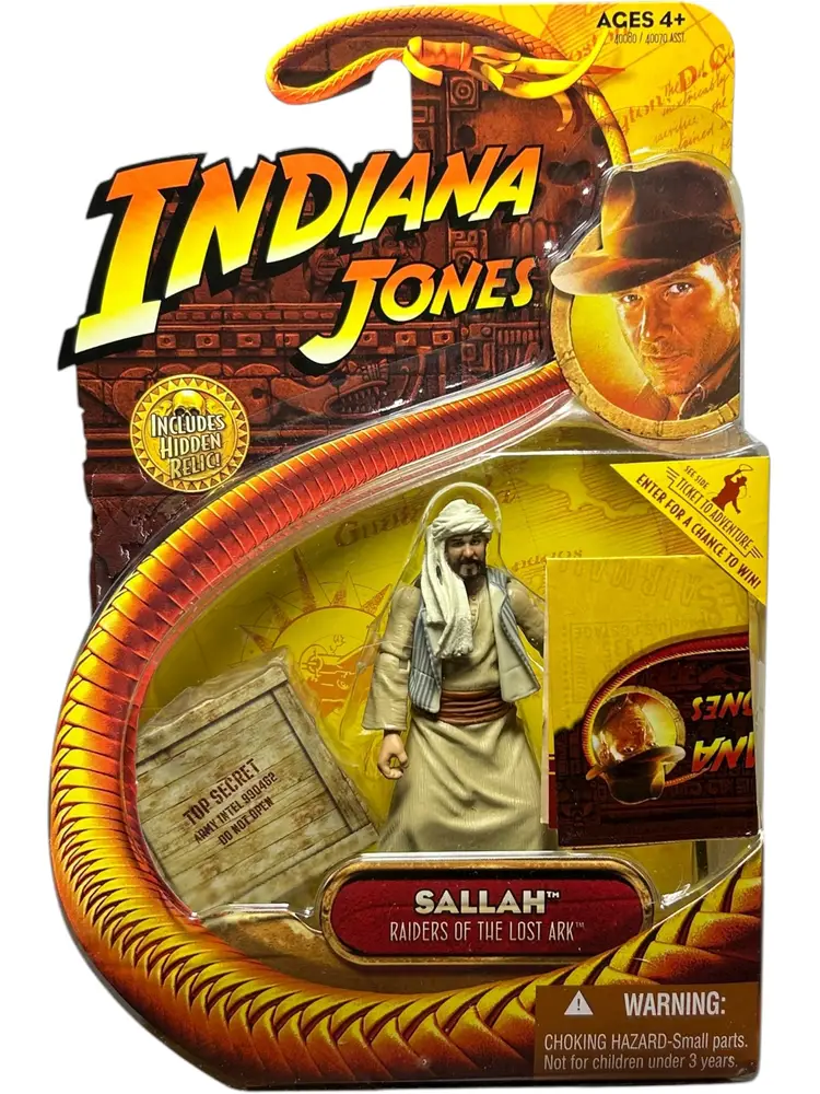 Indiana Jones Raiders Of The Lost Ark  Action Figure Sallah 2008
