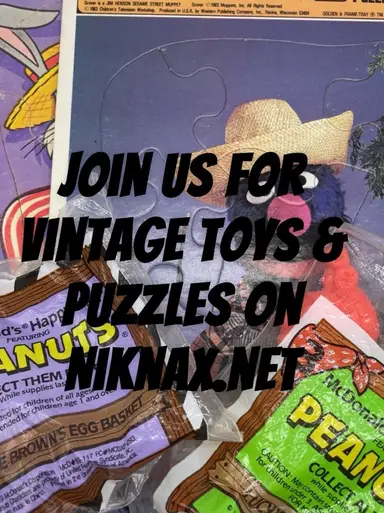 Vintage Toys- Puzzles, Figurines, Paper Dolls And Much More