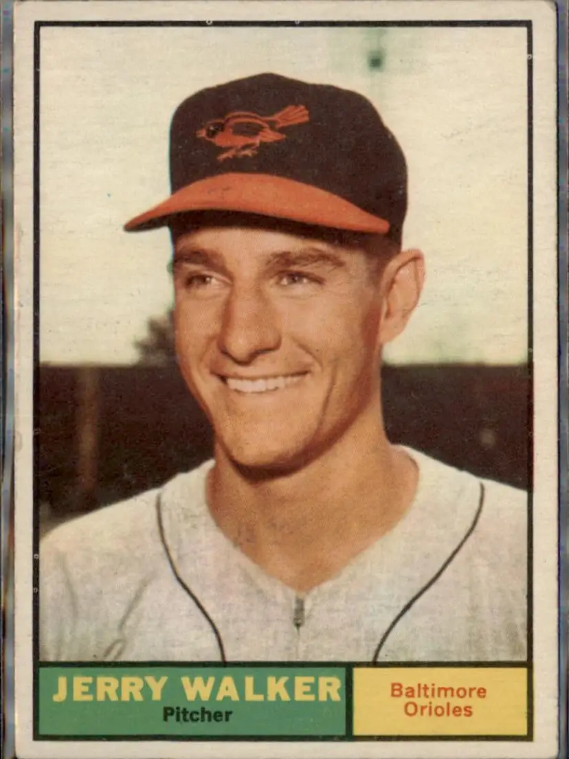 1961 Topps #85 Jerry Walker - ( ) - Baltimore Orioles