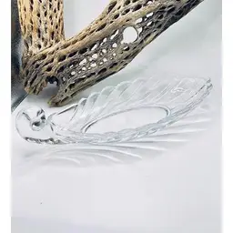 Vintage HEISEY Crystolite Relish Pickle Dish