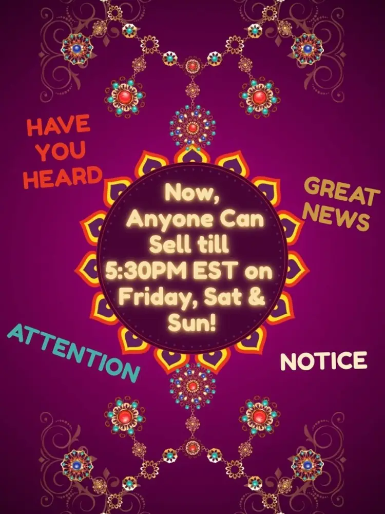 ANYONE Can Sell LIVE Until 5:30pm EST On The Weekends! NEW 🆕 ‼️