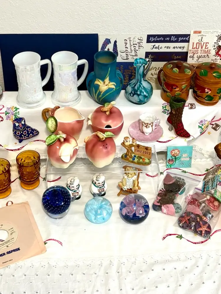 You Don’t Want To Miss This - Glass, Paperweights, Beads, Matches, Pottery