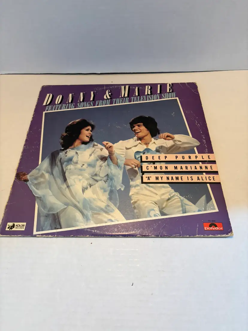 Vintage Vinyl Donny & Marie Featuring Songs From Their Television Show 1976