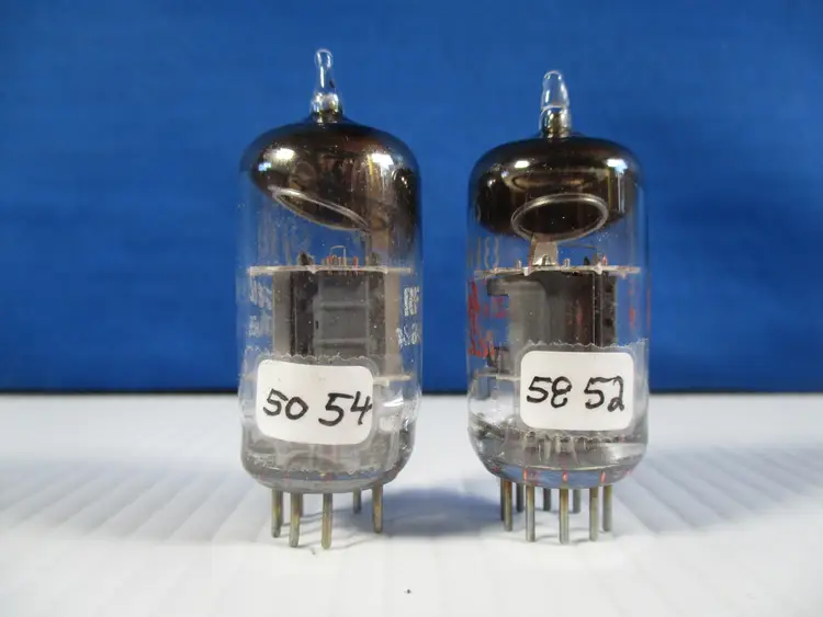 GE 6GH8A 6GH8 Vacuum Tubes Lot of 2 TV-7 Tested