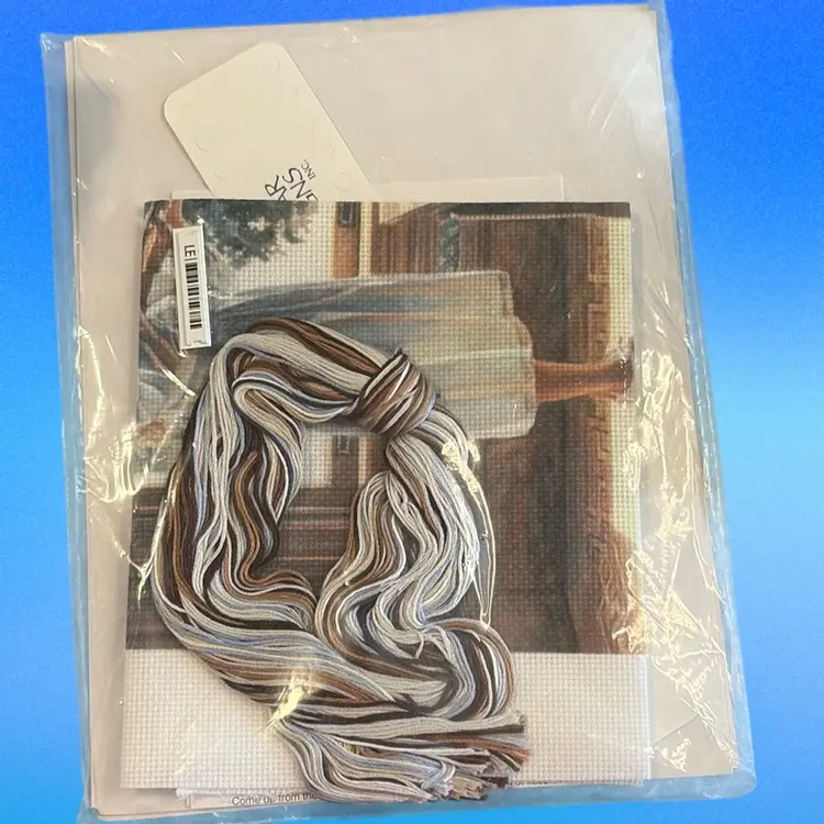 Candamar Designs Artist Steve Hanks Beginning Picture Girl And Violin Cross Stitch Kit #51154