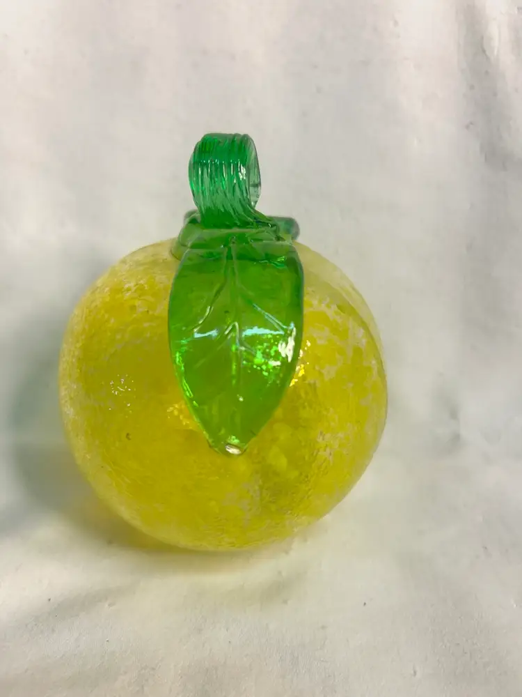 Glass Fruit Orb - Lemon