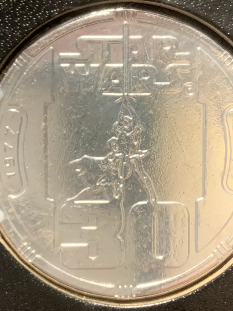 Star Wars 2007 Vintage Coin Set 30th Anniversary Mail away Complete 7 Coins