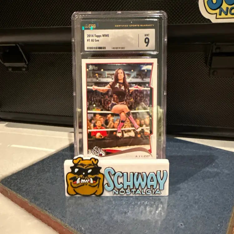2014 Topps WWE AJ Lee #1 CSG 9