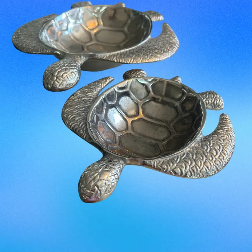 Sea Turtle Serving Bowls - Set Of 2