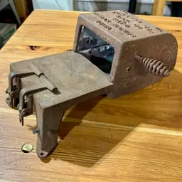 Vintage Johnson No. 111 Cast Iron Benchtop Soldering Furnace Forge