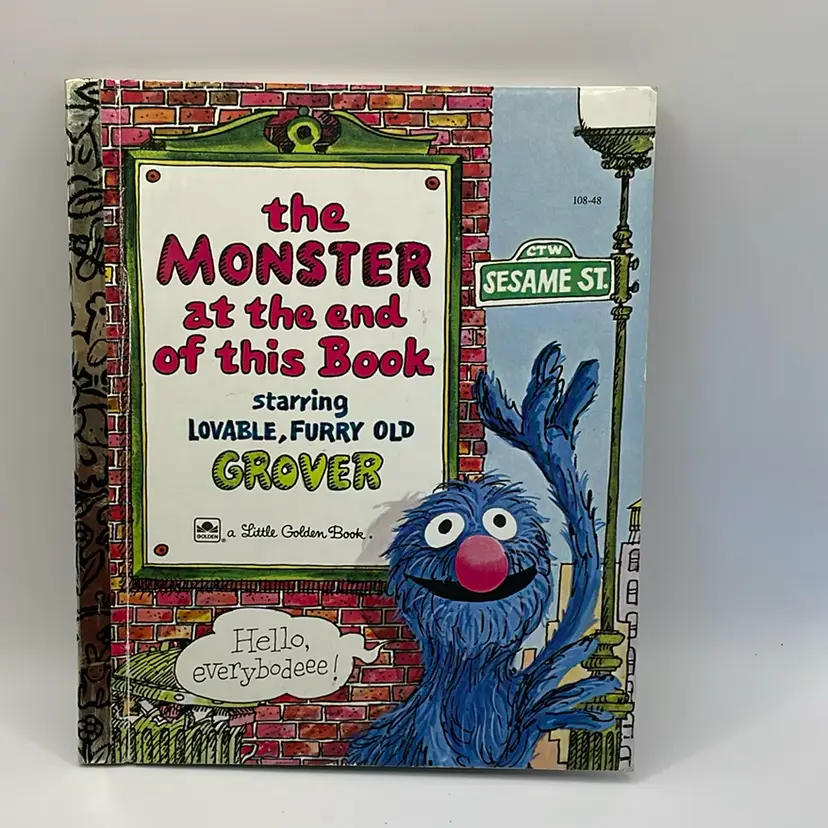 The Monster At The End Of The Book- A Little Golden Book