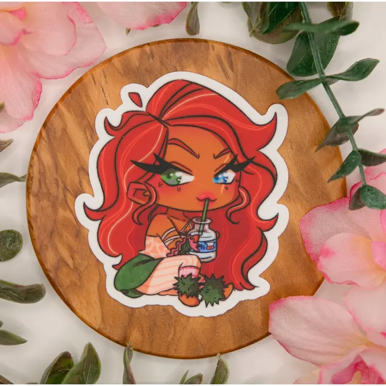 Chibi Nyx with her milk ₊✩‧₊˚౨ৎ˚₊✩‧